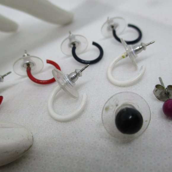 Blue White Bracelet Enamel Earring & Free Earrings - Picture 8 of 8